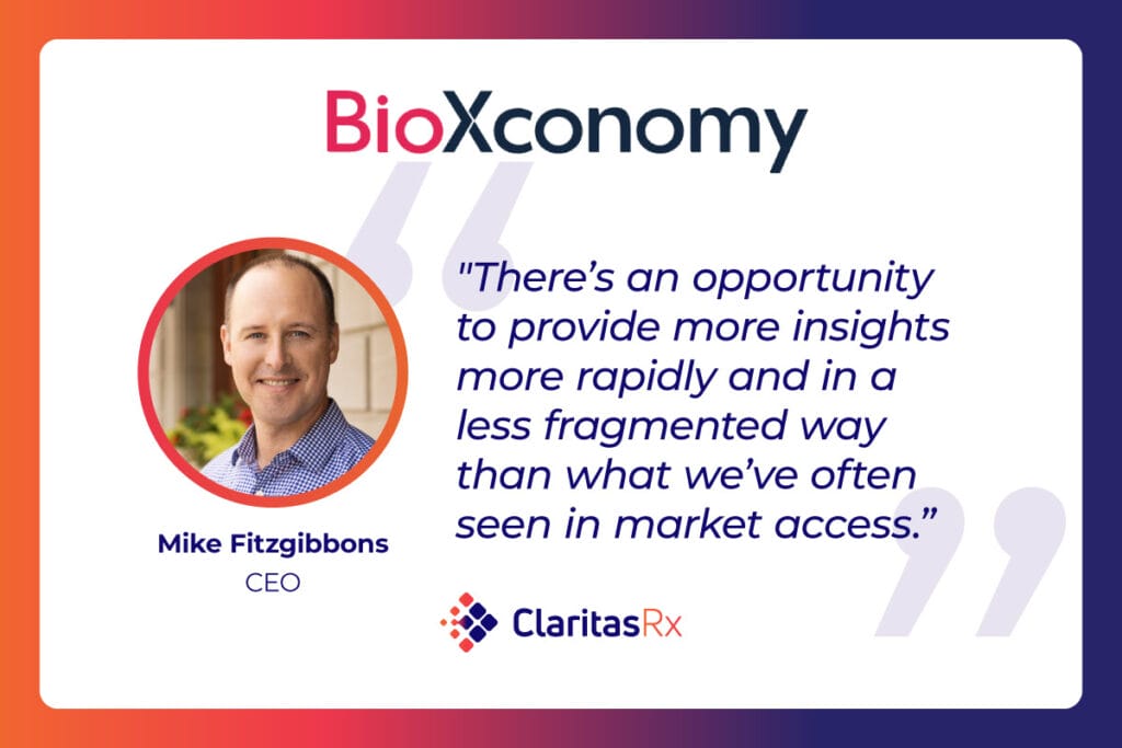 BioXconomy quote from Claritas Rx CEO Mike Fitzgibbons
