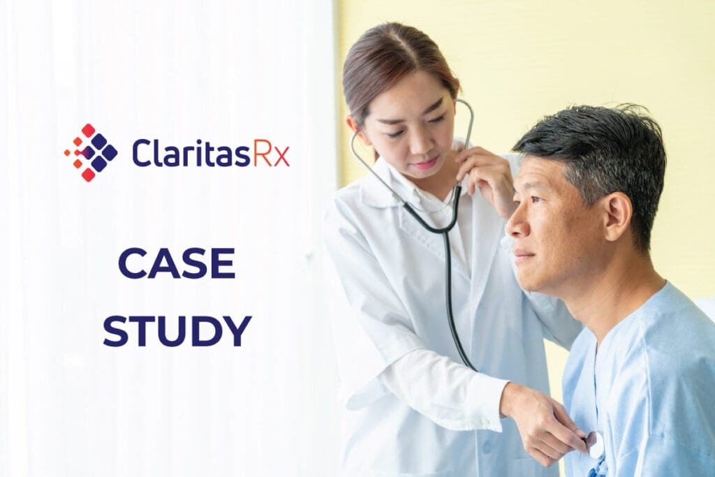 case study - doctor checking patient with stetoscope